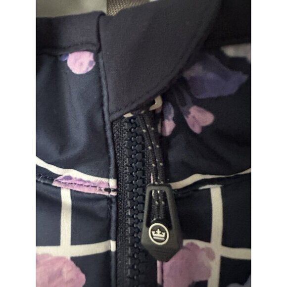 Peter Millar Golf Hybrid Puffer Jacket Women’s Small Full Zip Picnic Floral New - Picture 6 of 9